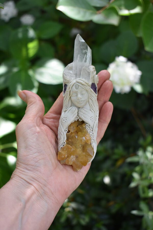 Golden Healer Goddess Wand - Image 2