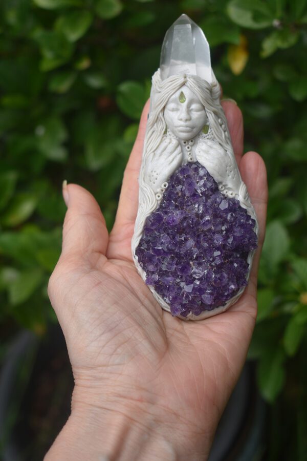 Amethyst Goddess Healing Wand