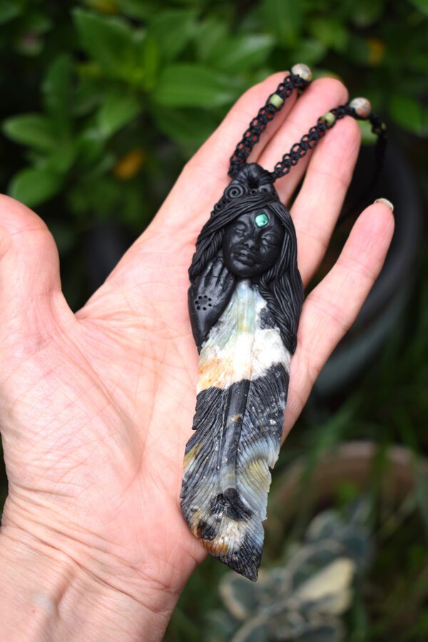 Tribal Feather Pendant - Image 2